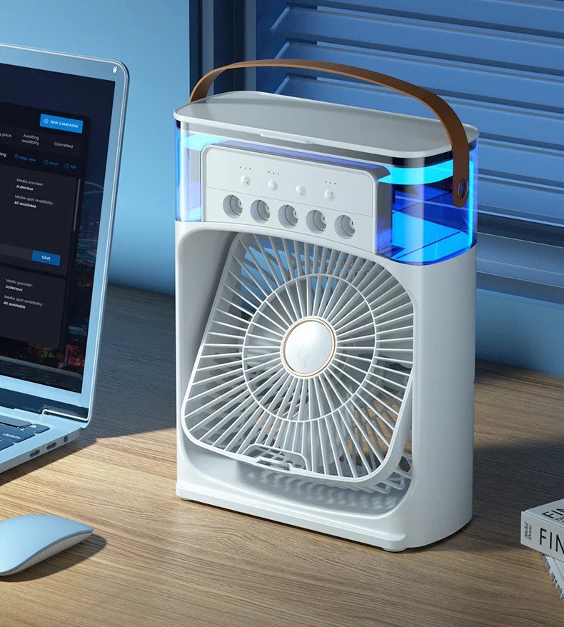 Ventilador Humidificador Portátil
