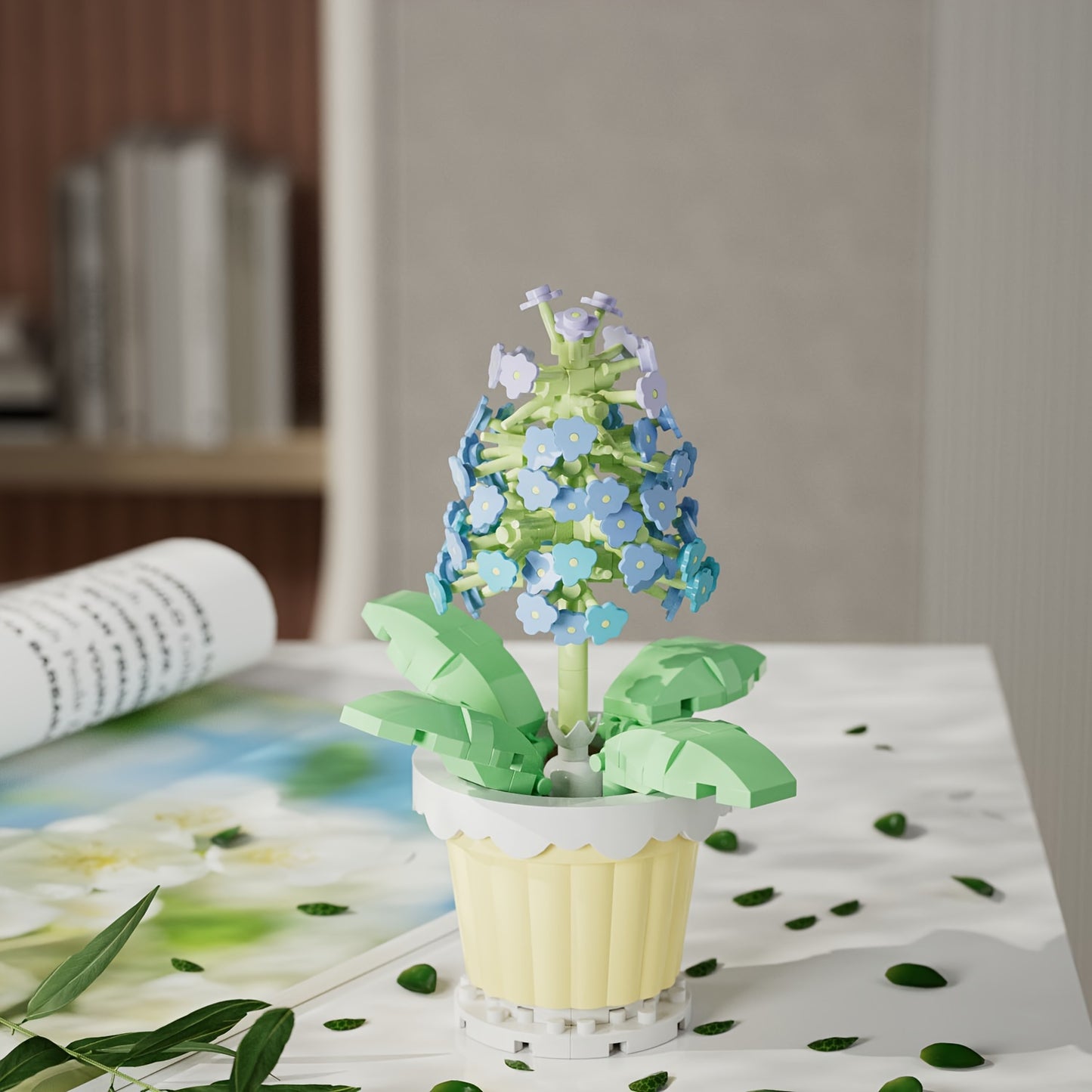 Mini flores en maceta armables