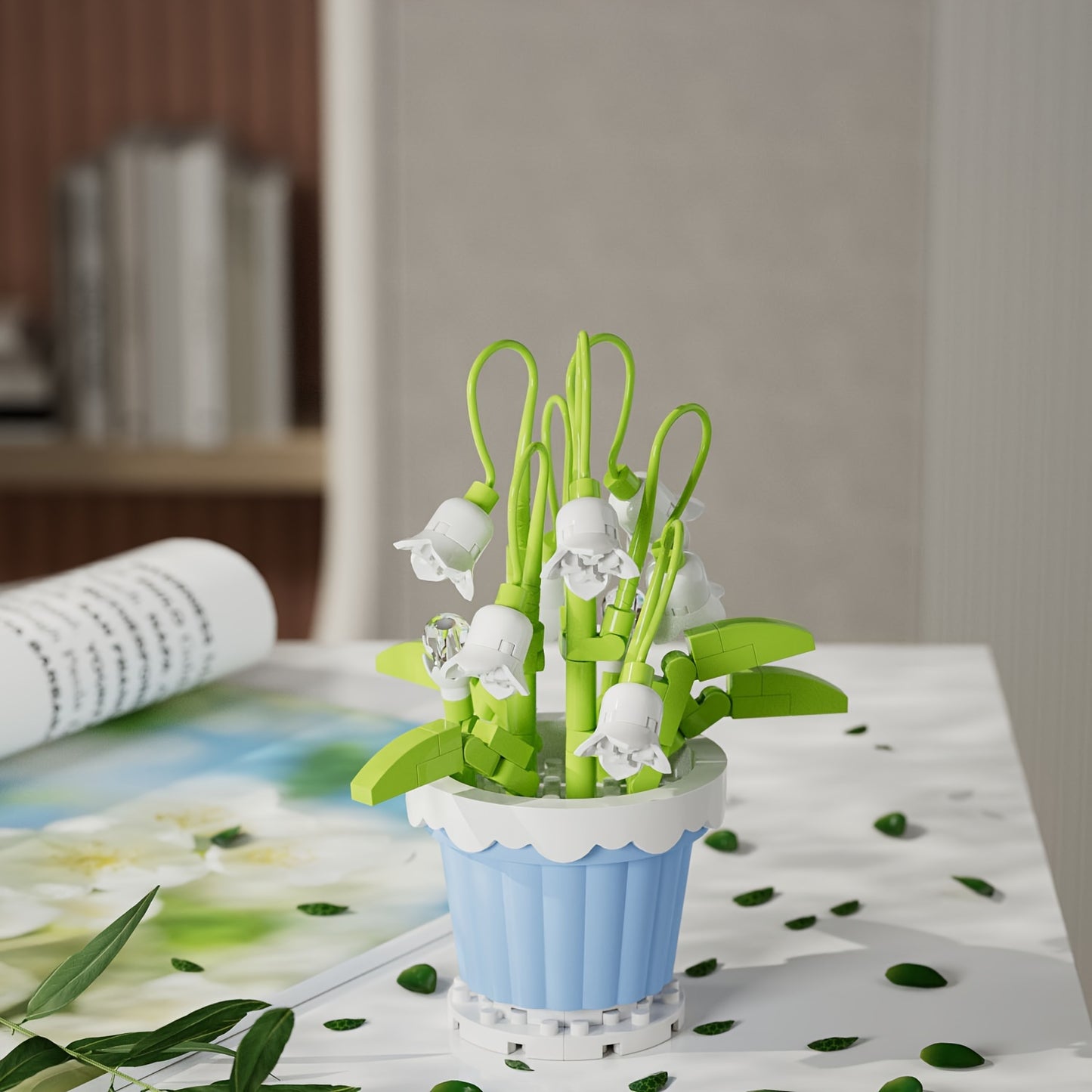 Mini flores en maceta armables