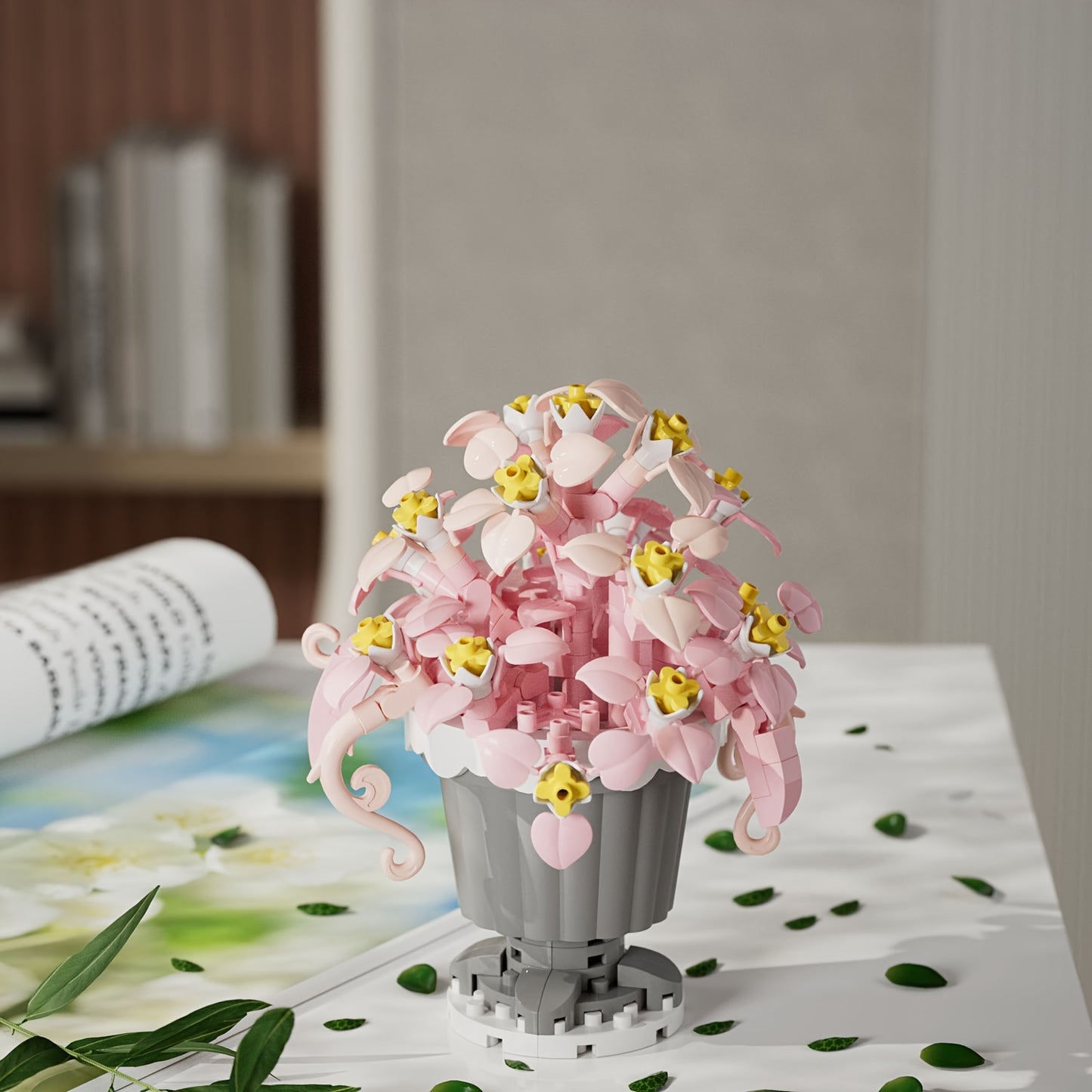 Mini flores en maceta armables