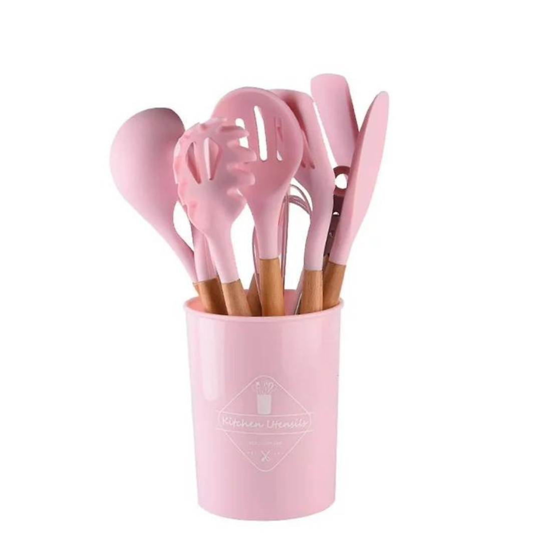 Set de 12 Utensilios Silicona