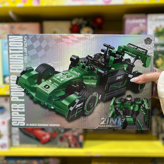 Autos de carrera armables 2 en 1