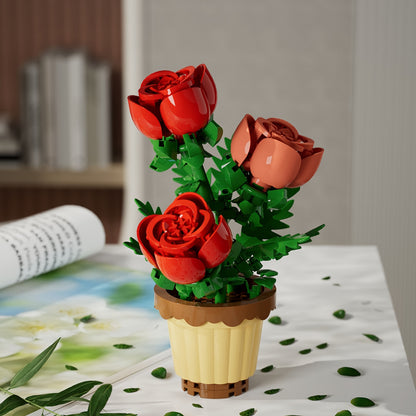 Mini flores en maceta armables
